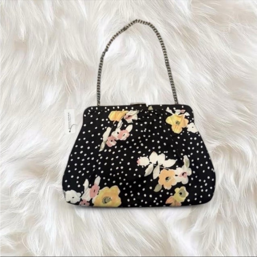 Banana Republic Floral Silk Purse Clutch
